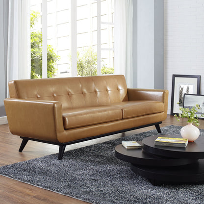 Queen Mary Leather Sofa - living-essentials