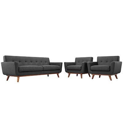 Metaple Armchairs And Sofa Set Of 3 - living-essentials