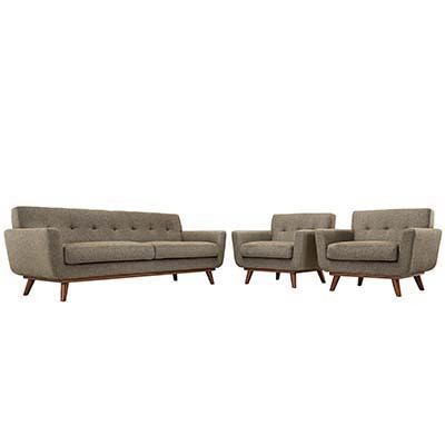Metaple Armchairs And Sofa Set Of 3 - living-essentials