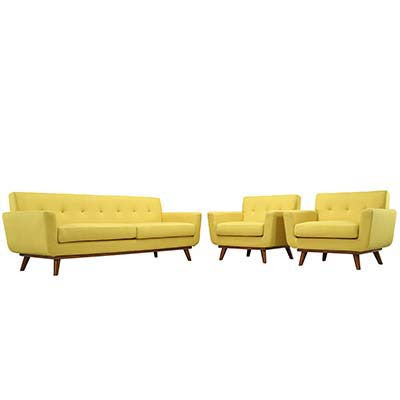 Metaple Armchairs And Sofa Set Of 3 - living-essentials