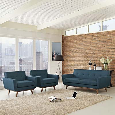 Premaint Armchairs And Loveseat Set Of 3 - living-essentials