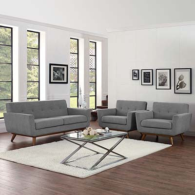 Premaint Armchairs And Loveseat Set Of 3 - living-essentials