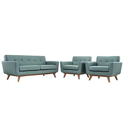 Premaint Armchairs And Loveseat Set Of 3 - living-essentials