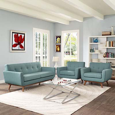Premaint Armchairs And Loveseat Set Of 3 - living-essentials