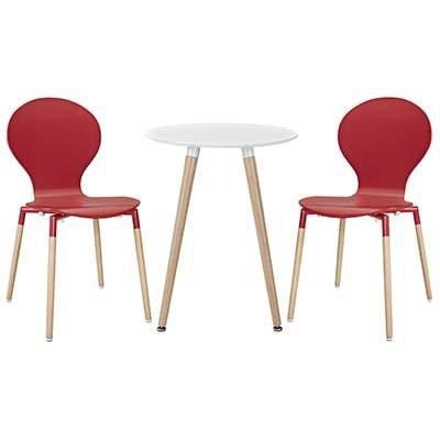 Aisle Dining Chairs And Table Set Of 3 - living-essentials