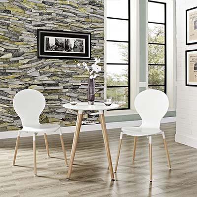 Aisle Dining Chairs And Table Set Of 3 - living-essentials
