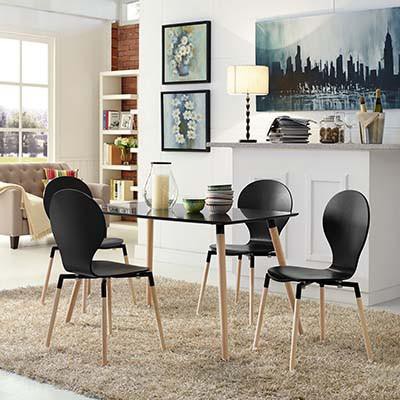 Aisle Dining Chairs And Table Set Of 5 - living-essentials