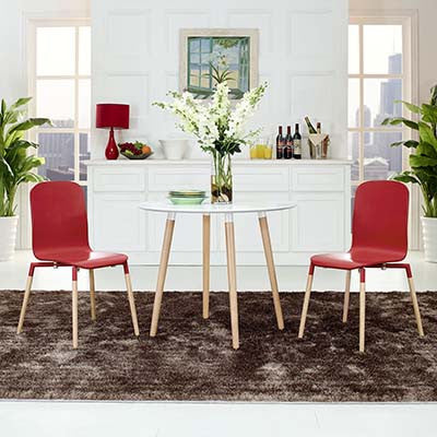 Bundle Wood Dining Chairs And Table Set Of 3 - living-essentials