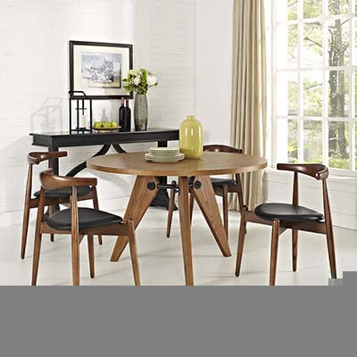 Tourned Dining Chairs And Table Set Of 5 - living-essentials