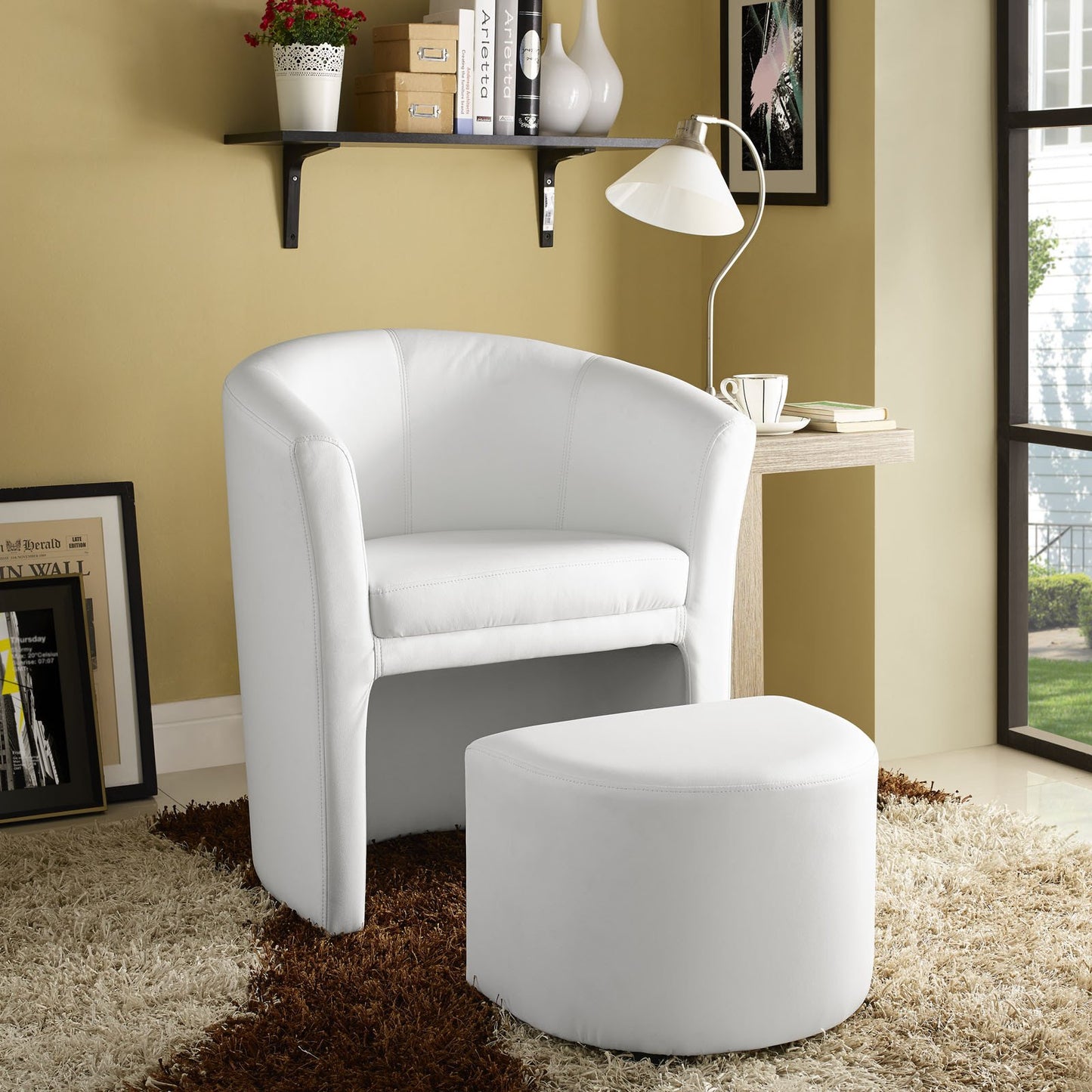 Diverge Chair & Ottoman - living-essentials