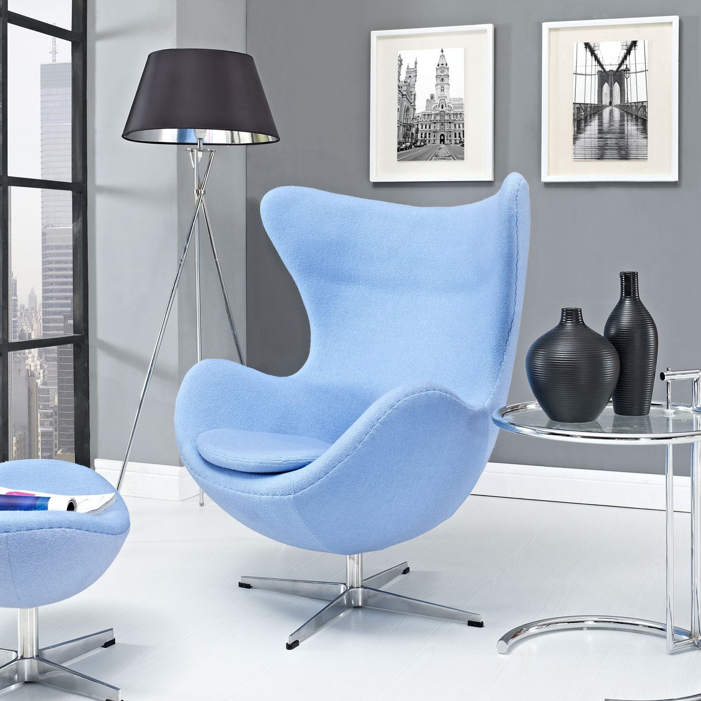 Egg Style Wool Chair - living-essentials