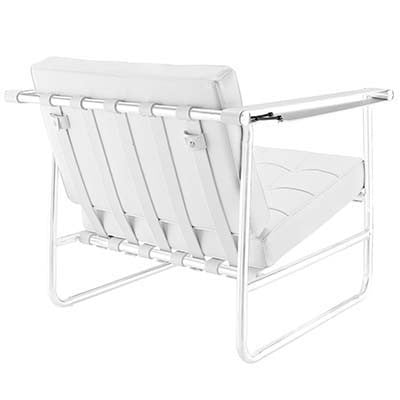Aplomb Stainless Steel Lounge Chair - living-essentials