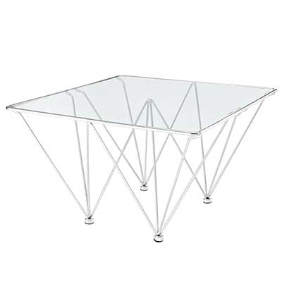 Monument Stainless Steel Coffee Table - living-essentials
