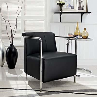 Abatement Vinyl Lounge Chair - living-essentials