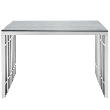 Platform Stainless Steel Office Desk - living-essentials