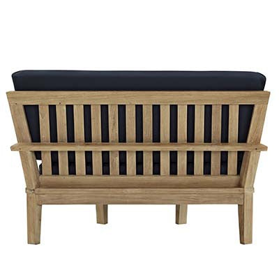 Marina 7 Piece Outdoor Patio Teak Sofa Set - living-essentials