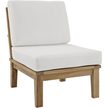 Marine 8 Piece Outdoor Patio Teak Sofa Set - living-essentials