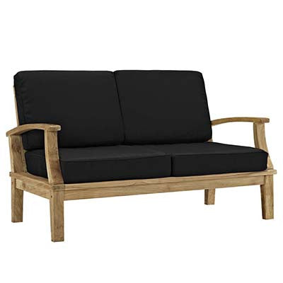 Berth 4 Piece Outdoor Patio Teak Sofa Set No 2 - living-essentials