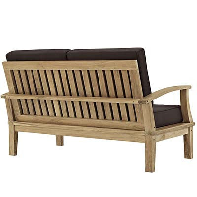 Berth 4 Piece Outdoor Patio Teak Sofa Set No 2 - living-essentials