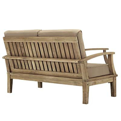Berth 4 Piece Outdoor Patio Teak Sofa Set No 2 - living-essentials