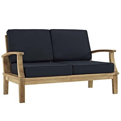 Berth 4 Piece Outdoor Patio Teak Sofa Set No 2 - living-essentials