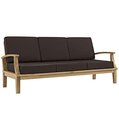 Berth 9 Piece Outdoor Patio Teak Sofa Set - living-essentials