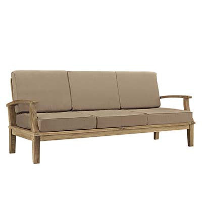 Berth 9 Piece Outdoor Patio Teak Sofa Set - living-essentials