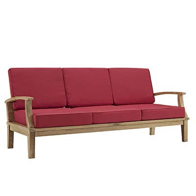 Berth 9 Piece Outdoor Patio Teak Sofa Set - living-essentials