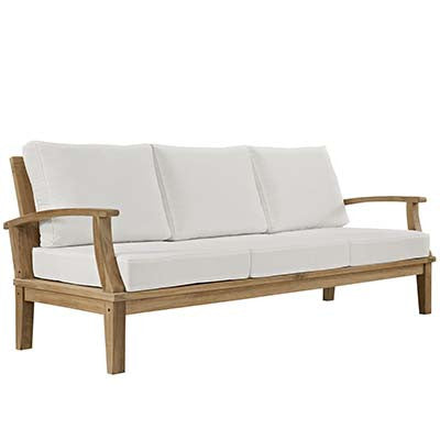 Berth 9 Piece Outdoor Patio Teak Sofa Set - living-essentials