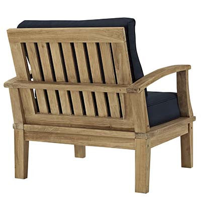 Berth 3 Piece Outdoor Patio Teak Sofa Set No 3 - living-essentials