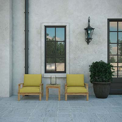 Berth 3 Piece Outdoor Patio Teak Sofa Set No 3 - living-essentials