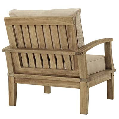 Berth 3 Piece Outdoor Patio Teak Sofa Set No 3 - living-essentials