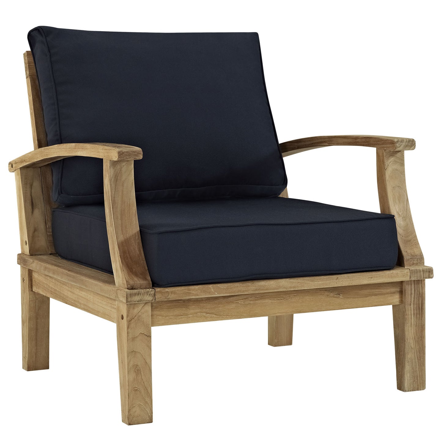 Marine 8 Piece Outdoor Patio Teak Loveseat Set - living-essentials