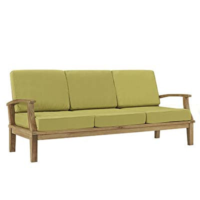Berth 8 Piece Outdoor Patio Teak Sofa Set - living-essentials