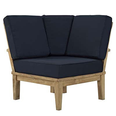Berth 6 Piece Outdoor Patio Teak Sofa Set No 3 - living-essentials