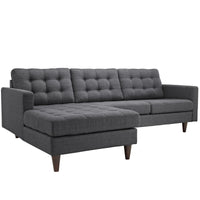 Empire left-arm Fabric Sectional Sofa - living-essentials