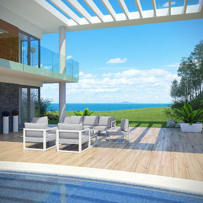 Alfresco 10 Piece Outdoor Patio Sectional Sofas Set - living-essentials