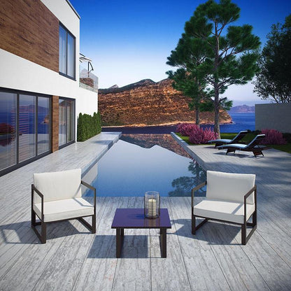 Alfresco 3 Piece Outdoor Patio Chair Set - living-essentials