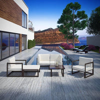 Alfresco 6 Piece Outdoor Patio Sectional Sofas Set - living-essentials
