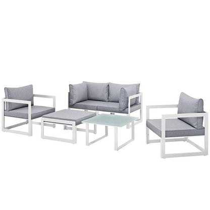 Alfresco 6 Piece Outdoor Patio Sectional Sofas Set - living-essentials