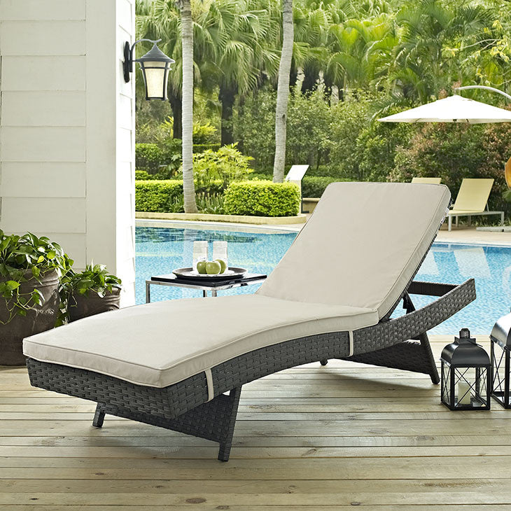 Mont Royal Sunbrella Outdoor Patio Chaise - living-essentials