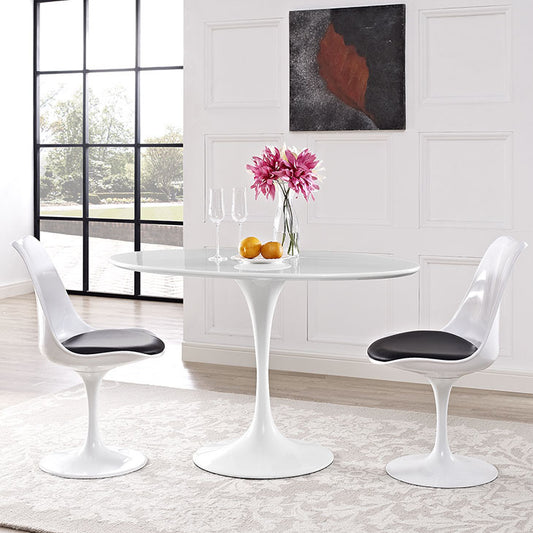 Tulip Style 48" Oval Shaped Dining Table - living-essentials