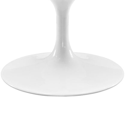 Tulip Style 48" Oval Shaped White Coffee Table - living-essentials