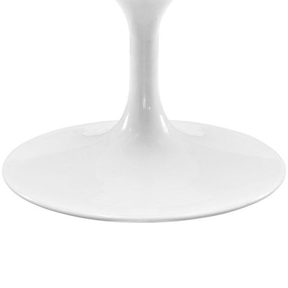 Tulip Style 48" Oval Shaped Walnut Coffee Table - living-essentials