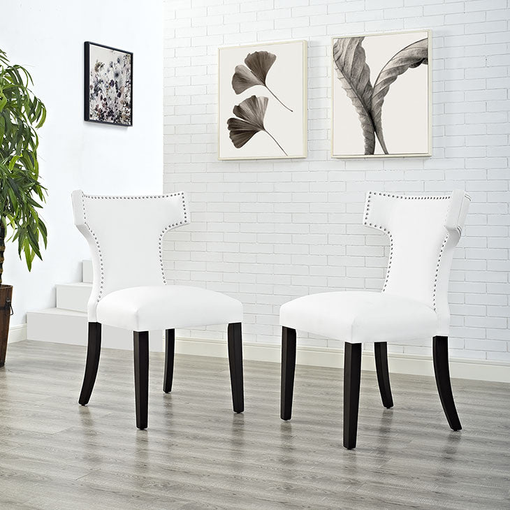 Swerve Vinyl Dining Chair - living-essentials