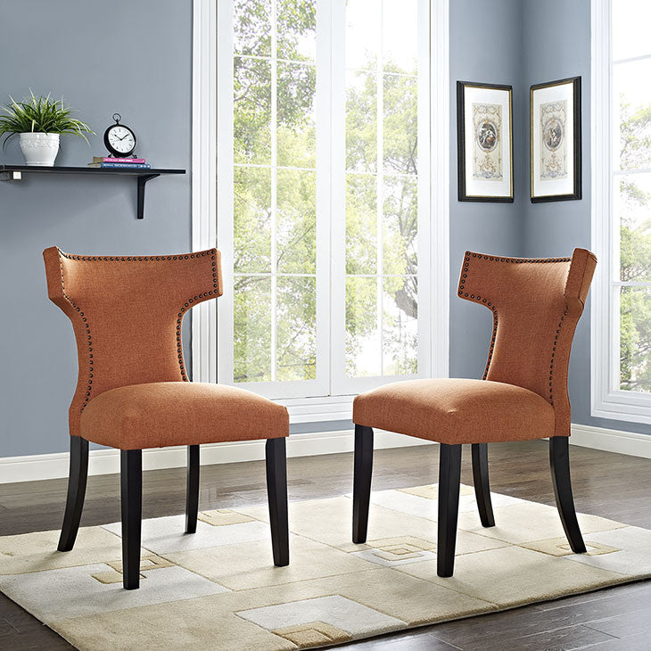 Swerve Fabric Dining Chair - living-essentials