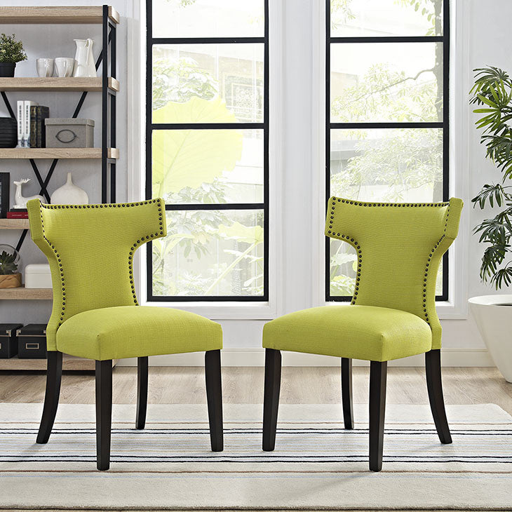 Swerve Fabric Dining Chair - living-essentials