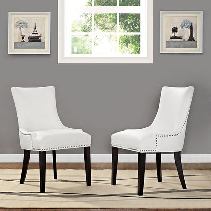 Marx Faux Leather Dining Chair - living-essentials