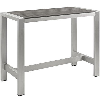 Wharf Outdoor Aluminum Bar Table - living-essentials
