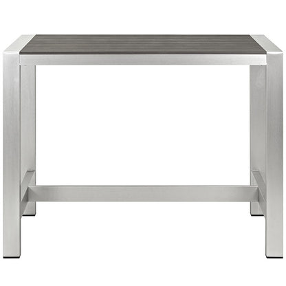 Wharf Outdoor Aluminum Bar Table - living-essentials